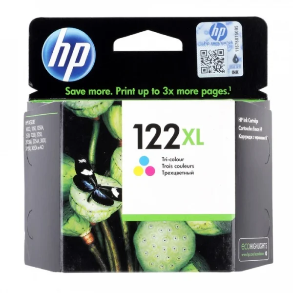 Cartouche Hp 122XL Grande Capacite Tri-Couleur Original – CH564HE