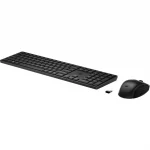 Clavier et Souris Hp Sans Fil 650 Français – Noir – 4R013AA
