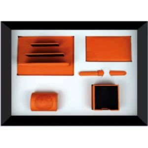 Ensemble de Bureau en Cuir de Luxe – 6 Pièces