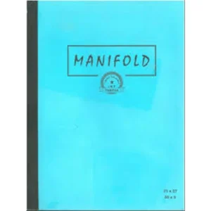 Manifold 3 Souches, Format A4, Carnet pour gestion financière