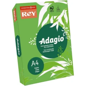 Papier A4 Couleur Intense Vert REY ADAGIO, 80 g/m²