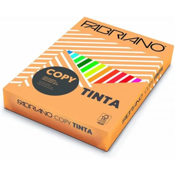 Papier A4 Couleur Pastel Orange FABRIANO, 80 g/m²