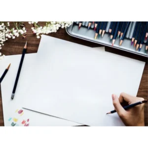 Papier Dessin Blanc 24X32, 180 g/m² BLEU MARINE