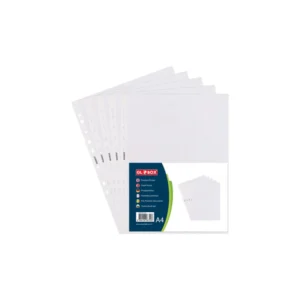 Paquet de 100 Pochettes perforées A4 80 Microns – Haute qualité pour archivage