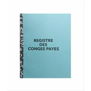 Registre des Congés Payés, Format A4, Cahier de suivi des congés