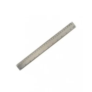 Règle en métal 30CM – Règle robuste pour bureau, dessin et calcul