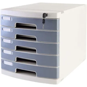 Tiroir 5 Étages YALONG – Rangement de Bureau Pratique