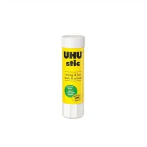 UHU Stick de colle blanche 8.2g – Colle pratique pour bureautique et loisirs