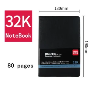 Bloc-Notes 80 Pages – Format 190 x 130 mm – 70 g – DELI