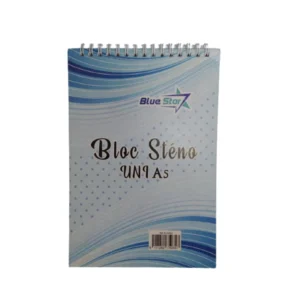 Bloc-Notes A5 Spirale – Uni – BLEU STAR