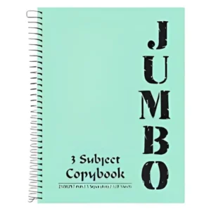 Cahier Spirale A4 – 3 Sujets – 120 Pages – Modèle JUMBO