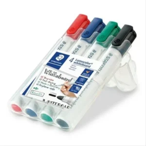 Marqueur pour Tableau STAEDTLER – Paquet de 4 Marqueurs de Qualité