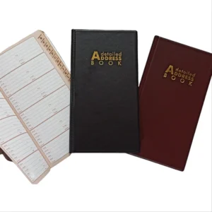 Répertoire d’Adresses Doré Format A5 – 160 Pages