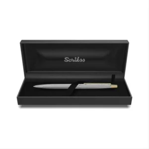 Stylo à Bille SCRIKSS Venus 711 – Chrome Doré Chic