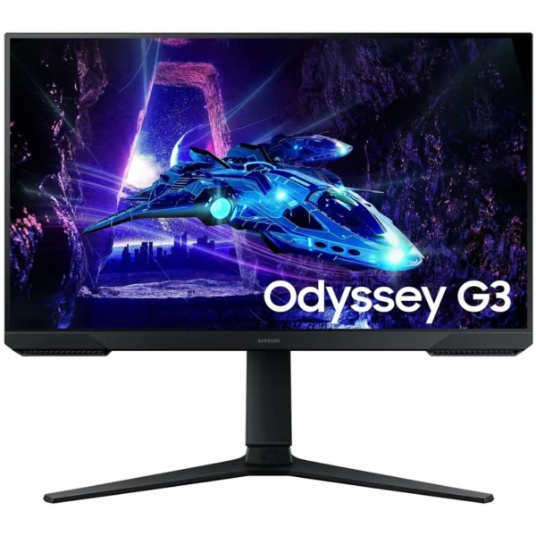 Moniteur Gaming Samsung 24" plat 180Hz / MPRT 1ms / FHD / HAS / Pivot 90° - LS24DG300EUXEN