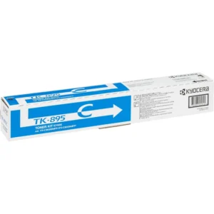 Toner original Kyocera TK895C - Cyan - Pour FS-C 8020MFP / 8025MFP / 8520MFP / 8525MFP - Achat en ligne au Maroc