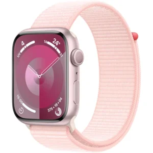 Apple Watch Series 9 GPS avec boucle sport rose clair (MR9J3QF/A) - Achat en ligne au Maroc