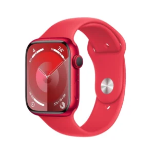 Apple Watch Series 9 GPS avec bracelet sport rouge (RED) M/L (MRXH3QF/A) - Achat en ligne au Maroc