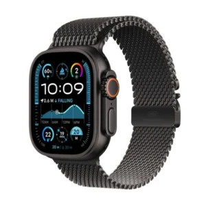 Apple Watch Ultra 2 GPS Cellular avec bracelet milanais titane noir L (MX5V3QA/A) - Achat en ligne au Maroc