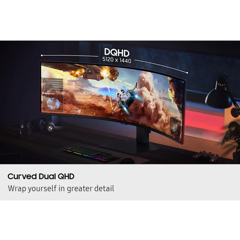 ecran-pc-samsung-49-serie-9-incurve-dqhd-144hz-smart-moniteur-gaming-ls49fg910euxen-prix-et-achat-sur-kapia-maroc-7.webp Écran PC Samsung 49″ Série 9 incurvé DQHD 144Hz Smart – Moniteur Gaming (LS49FG910EUXEN) - Achat en ligne au Maroc